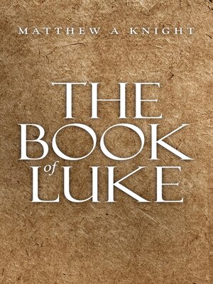 cover image of The Book of Luke
